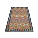 Runner Kelim Rug - Splash - 204 x 80 cm - multicolored