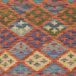 Runner Kelim Rug - Splash - 202 x 84 cm - multicolored