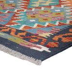 Runner Kelim Rug - Splash - 197 x 83 cm - multicolored