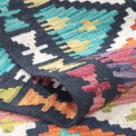 Runner Kelim Rug - Splash - 196 x 84 cm - multicolored