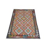 Runner Kelim Rug - Splash - 197 x 86 cm - multicolored