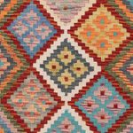 Runner Kelim Rug - Splash - 193 x 79 cm - multicolored