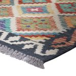 Runner Kelim Rug - Splash - 200 x 61 cm - multicolored