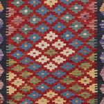 Runner Kelim Rug - Splash - 200 x 60 cm - multicolored