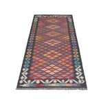 Runner Kelim Rug - Splash - 200 x 60 cm - multicolored