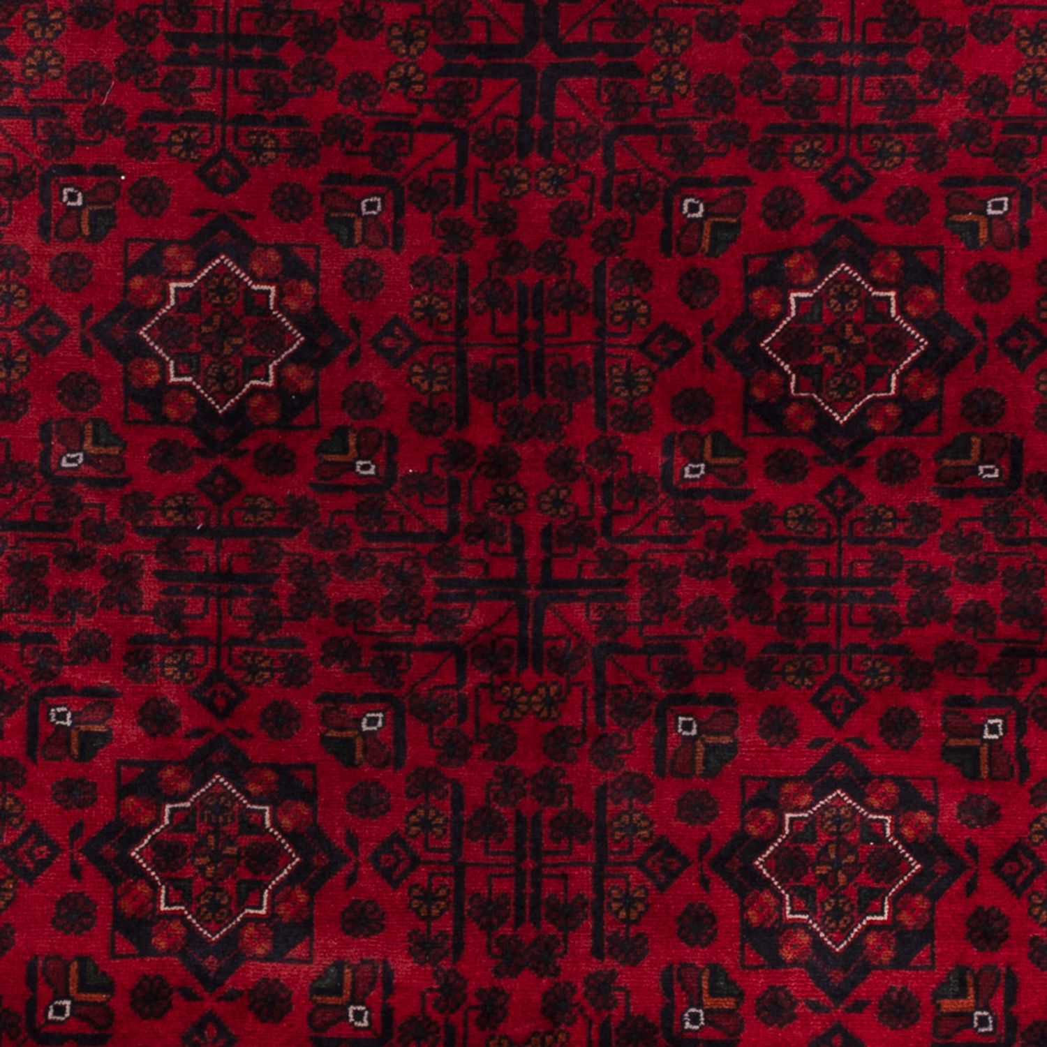 Afghan Rug - Kunduz - 239 x 170 cm - dark red