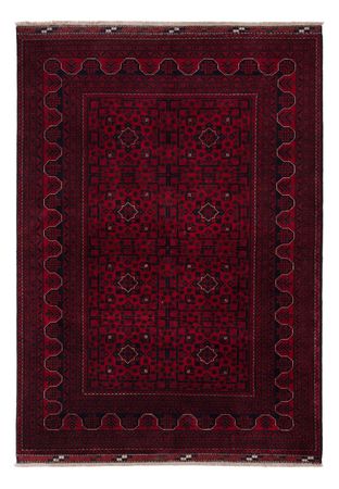 Afghan Rug - Kunduz - 235 x 164 cm - dark red