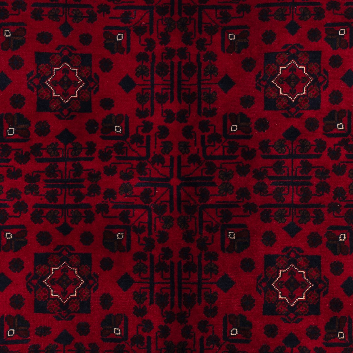 Afghan Rug - Kunduz - 237 x 170 cm - dark red