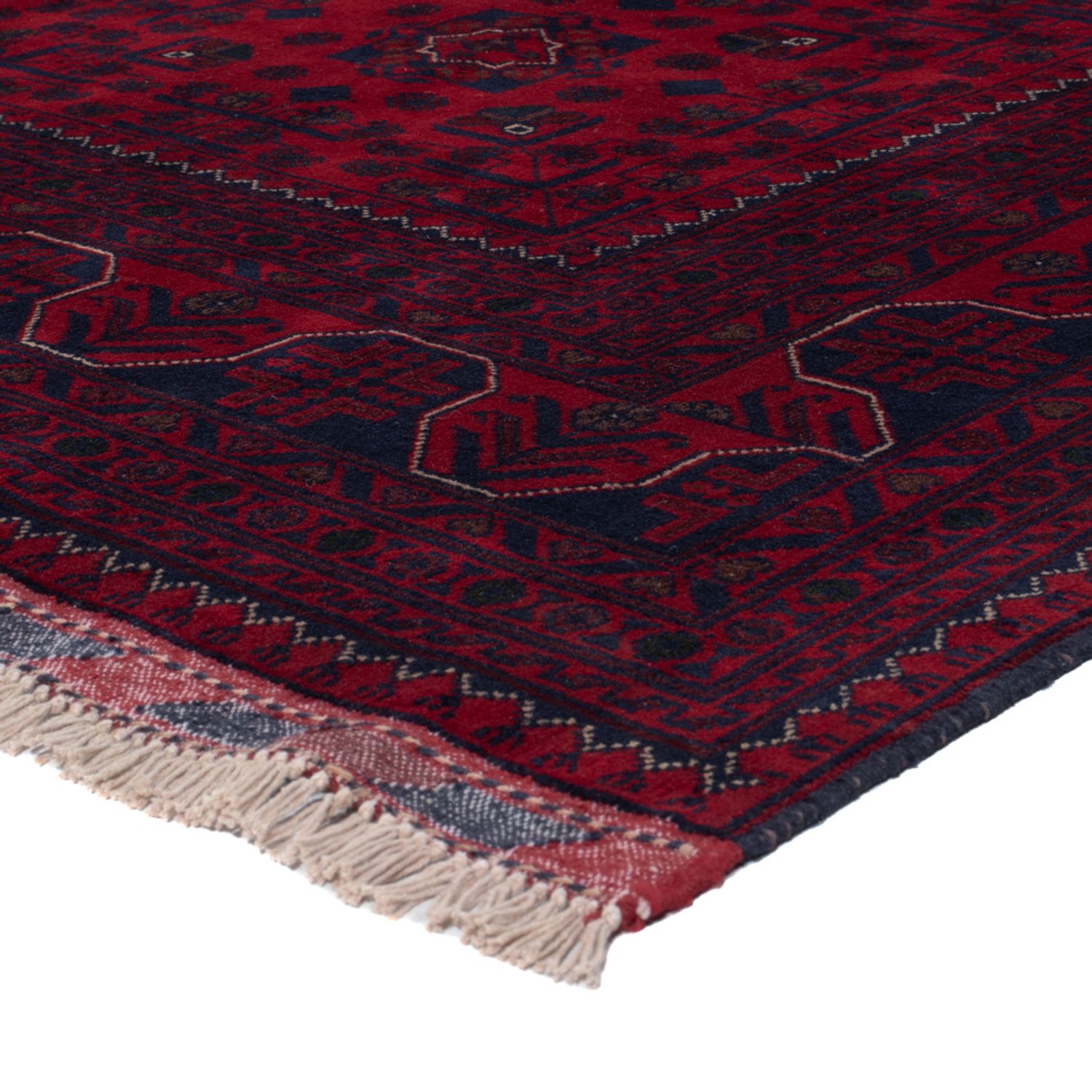 Afghan Rug - Kunduz - 237 x 170 cm - dark red