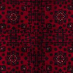 Afghan Rug - Kunduz - 237 x 170 cm - dark red