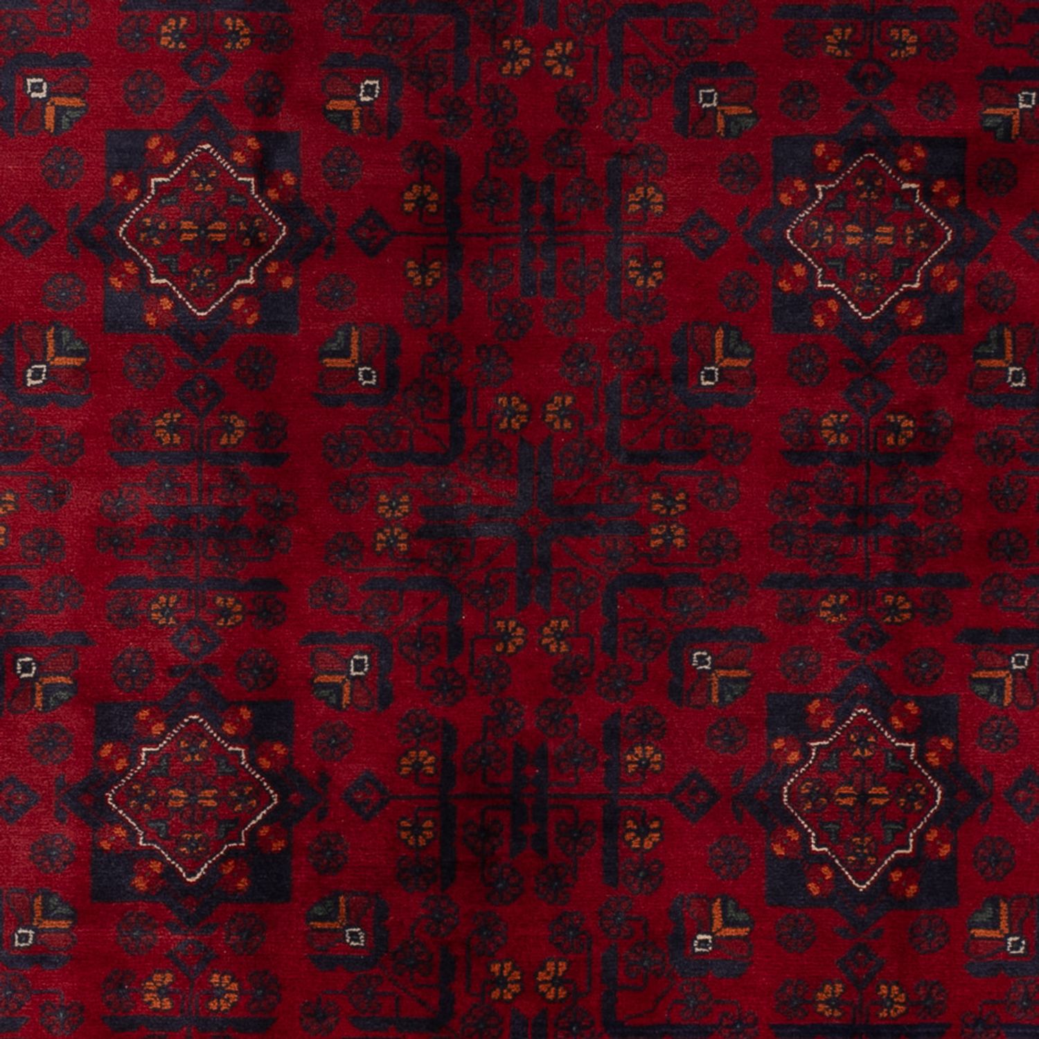 Afghan Rug - Kunduz - 236 x 167 cm - dark red