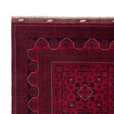 Afghan Rug - Kunduz - 235 x 167 cm - dark red