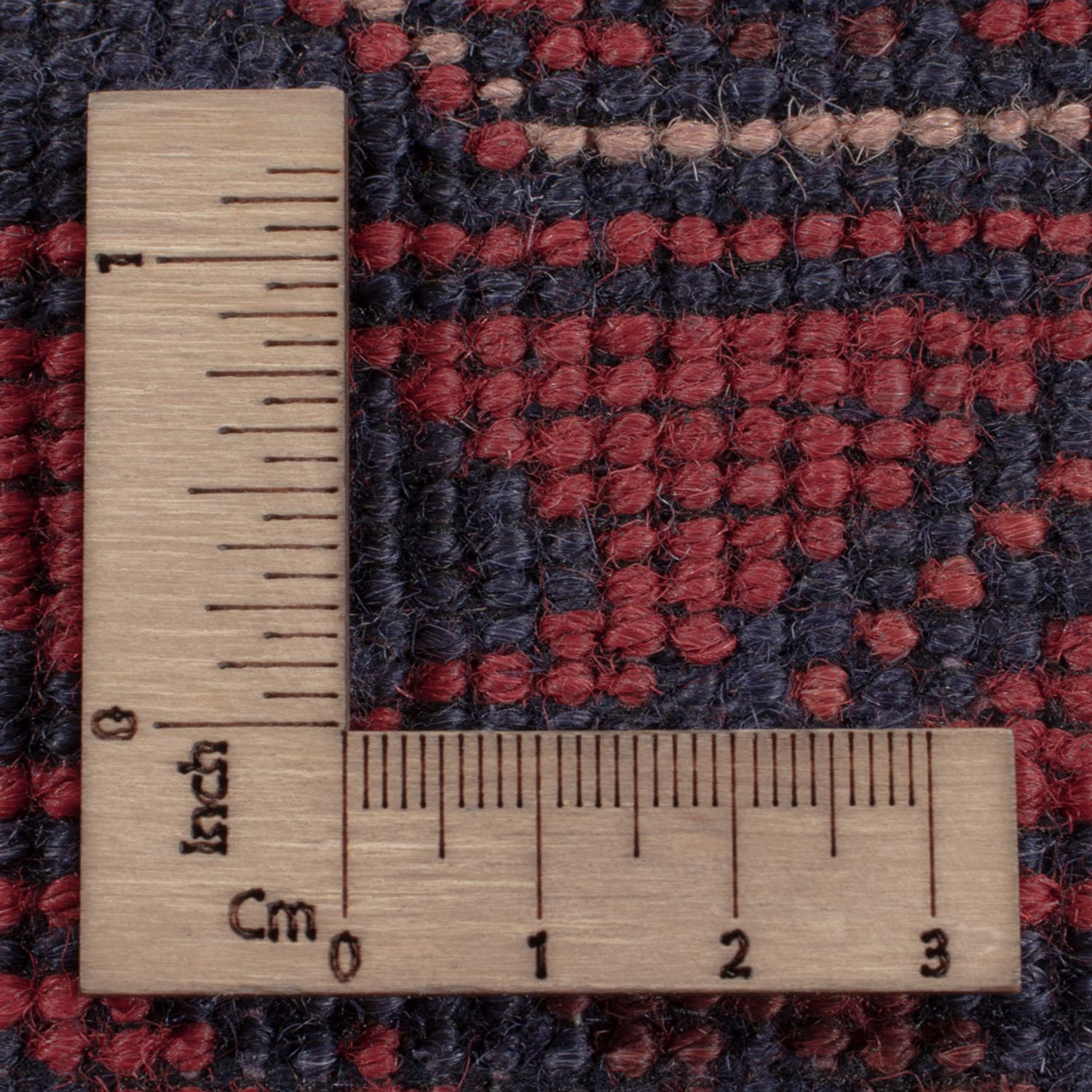 Afghan Teppich - Kunduz - 229 x 171 cm - dunkelrot