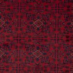 Afghan Teppich - Kunduz - 229 x 171 cm - dunkelrot