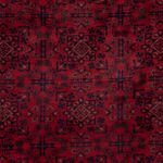 Afghan Rug - Kunduz - 237 x 175 cm - dark red