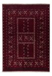 Afghan Rug - 242 x 166 cm - dark red