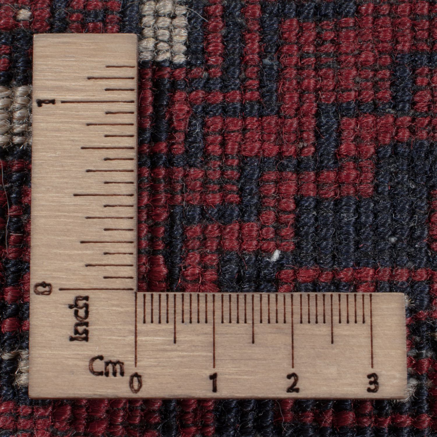 Afghan Rug - 240 x 153 cm - dark red