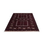 Afghan Rug - 247 x 154 cm - dark red