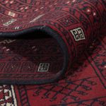 Afghan Rug - 242 x 153 cm - dark red