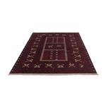 Afghan Rug - 246 x 157 cm - dark red