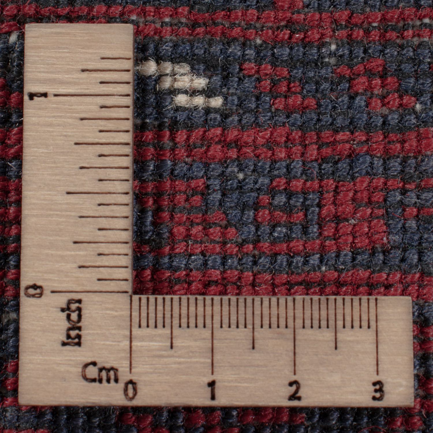 Afghan Rug - 246 x 151 cm - dark red