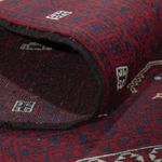 Afghan Rug - 246 x 151 cm - dark red