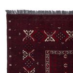 Afghan Rug - 251 x 149 cm - dark red