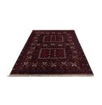 Afghan Rug - 242 x 165 cm - dark red
