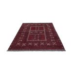 Afghan Rug - 248 x 153 cm - dark red