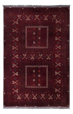 Afghan Rug - 250 x 157 cm - dark red