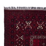 Afghan Rug - 240 x 152 cm - dark red