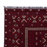 Afghan Rug - 247 x 157 cm - dark red