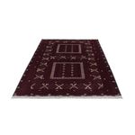 Afghan Rug - 249 x 161 cm - dark red