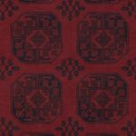 Afghan Teppich - Filpa - 302 x 252 cm - dunkelrot