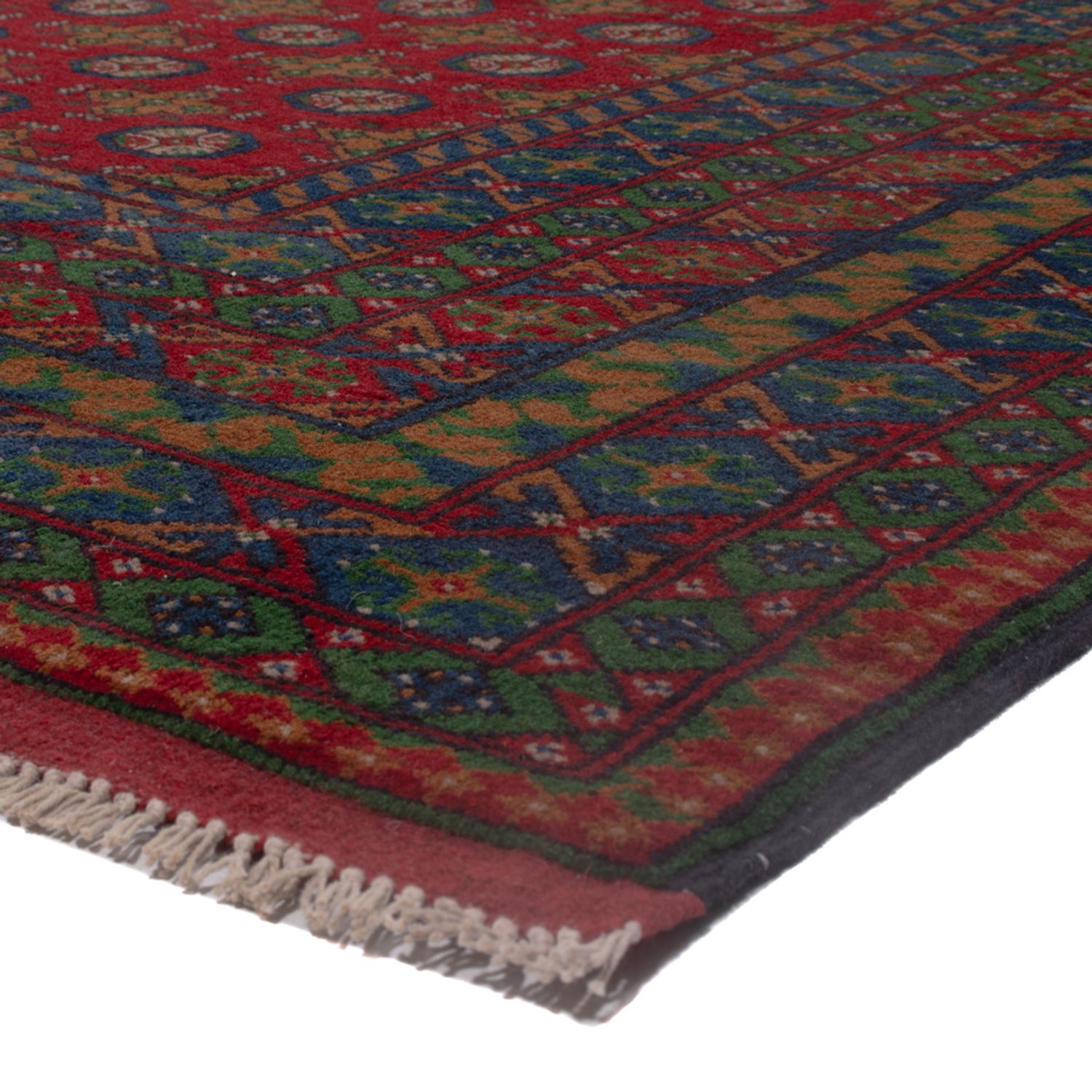 Afghan Teppich - Filpa - 348 x 248 cm - dunkelrot