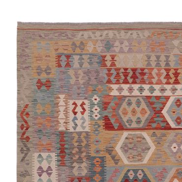 Kelim Rug - Splash - 352 x 254 cm - multicolored