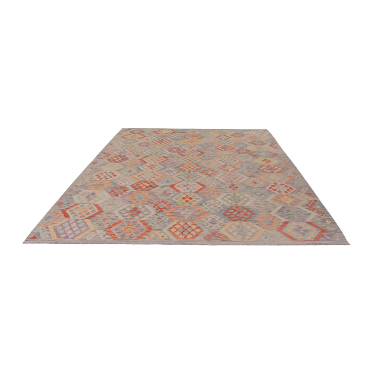 Kelim Rug - Splash - 350 x 256 cm - multicolored