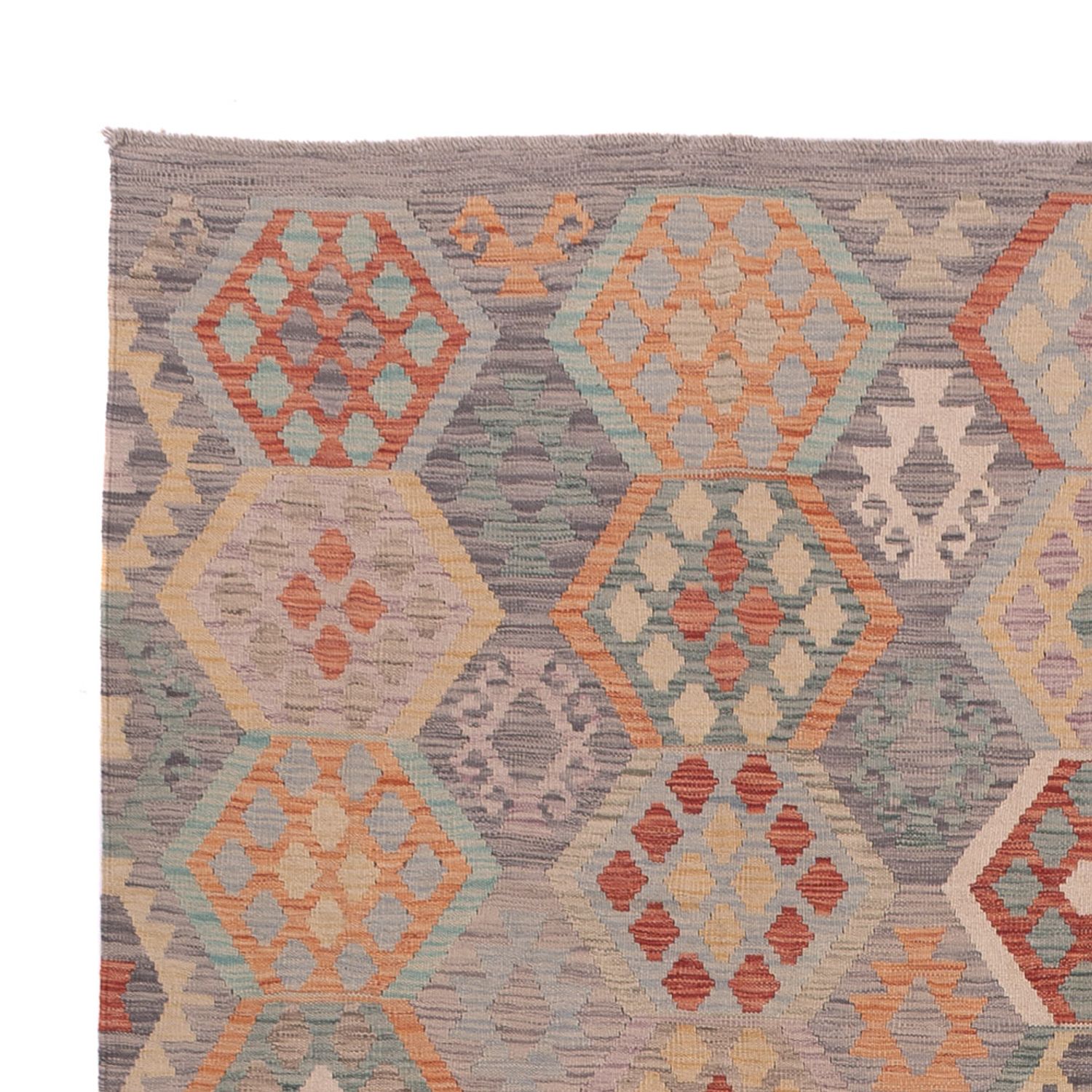 Kelim Rug - Splash - 340 x 244 cm - multicolored