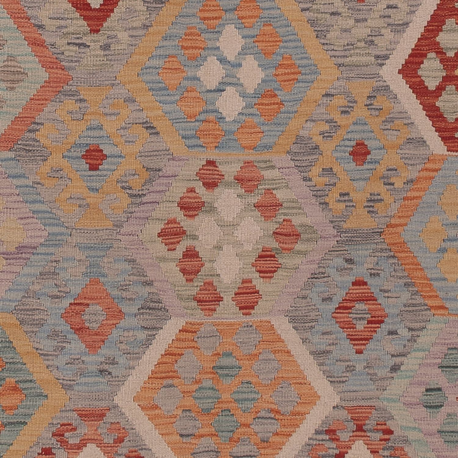 Kelim Rug - Splash - 367 x 256 cm - multicolored