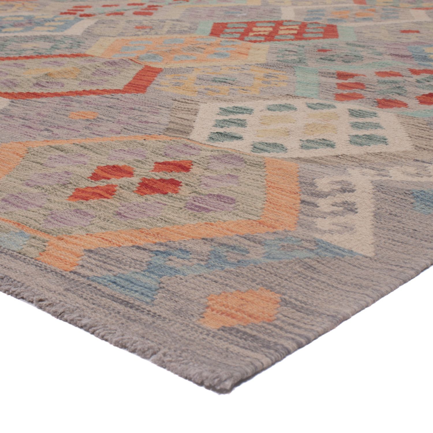 Kelim Rug - Splash - 353 x 262 cm - multicolored