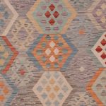 Kelim Rug - Splash - 353 x 262 cm - multicolored