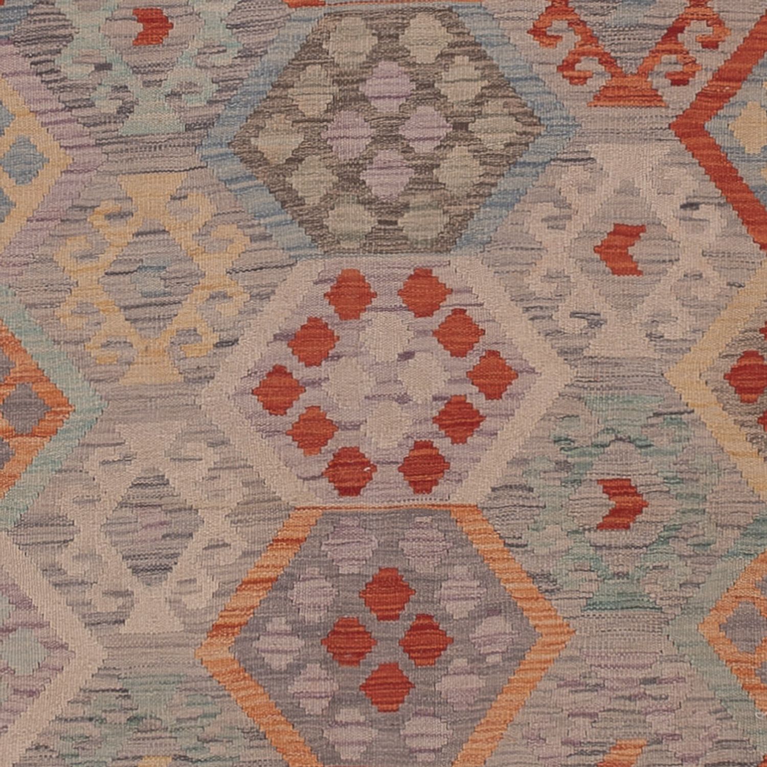 Kelim Rug - Splash - 342 x 257 cm - multicolored