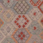 Kelim Rug - Splash - 342 x 257 cm - multicolored