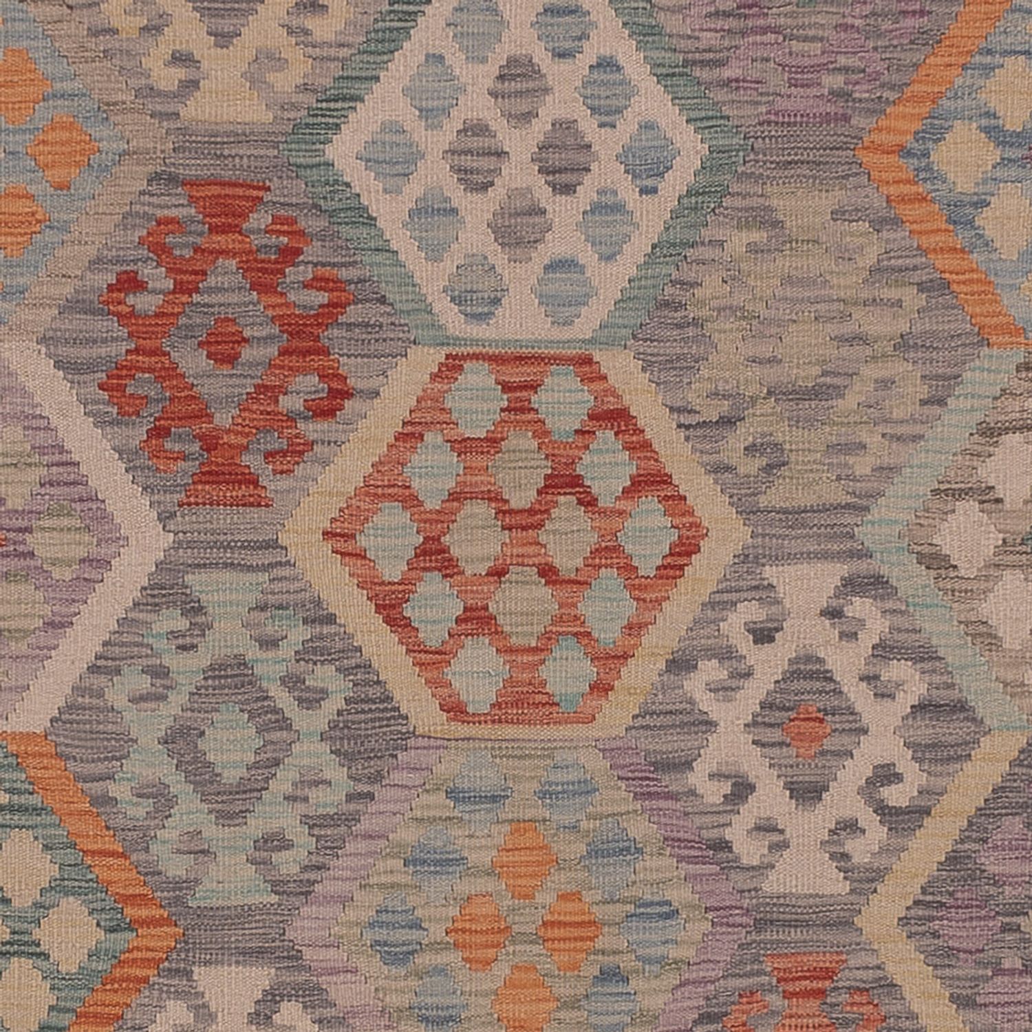 Kelim Rug - Splash - 356 x 255 cm - multicolored