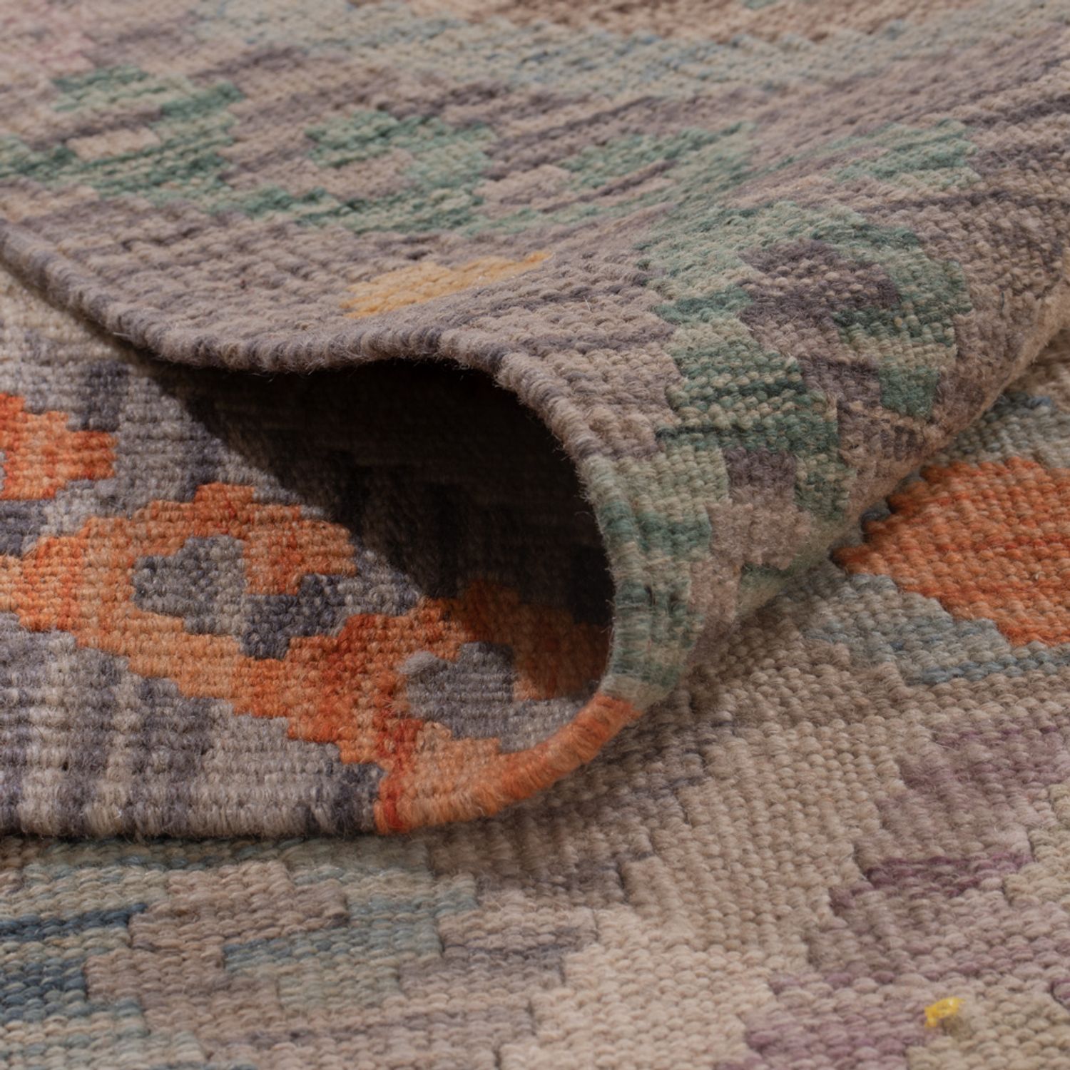 Kelim Rug - Splash - 356 x 255 cm - multicolored