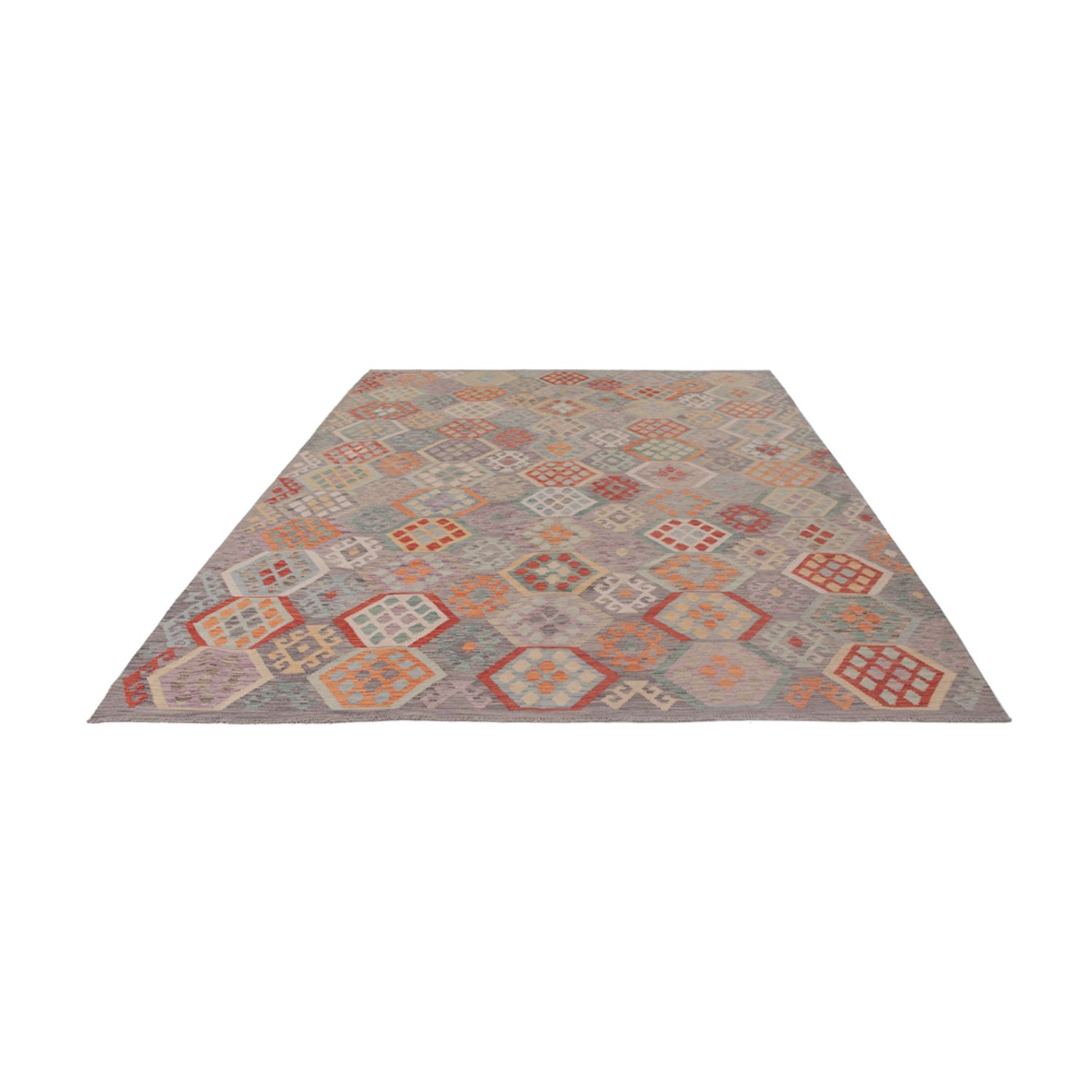 Kelim Rug - Splash - 356 x 255 cm - multicolored