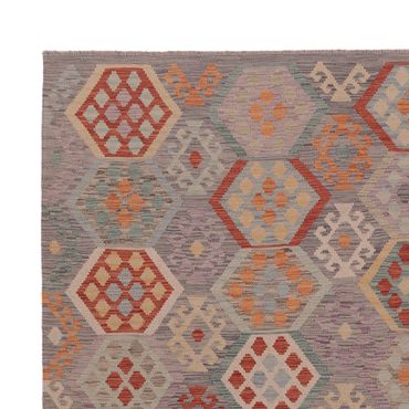 Kelim Rug - Splash - 356 x 255 cm - multicolored