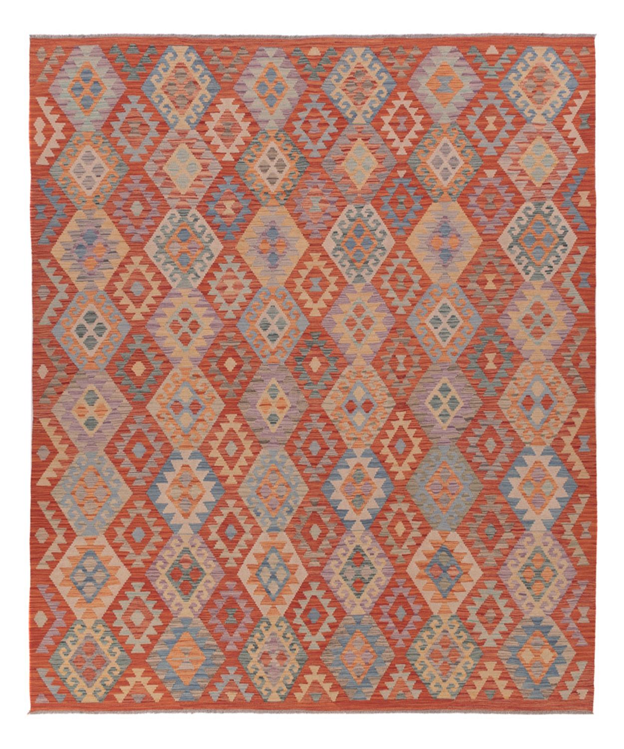 Kelim Rug - Splash - 301 x 249 cm - multicolored