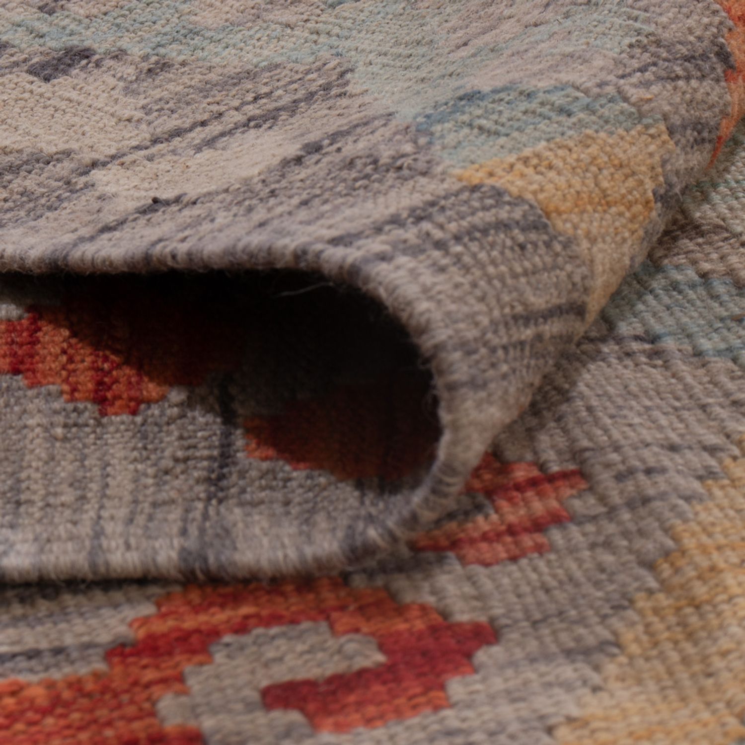 Kelim Rug - Splash - 339 x 245 cm - multicolored