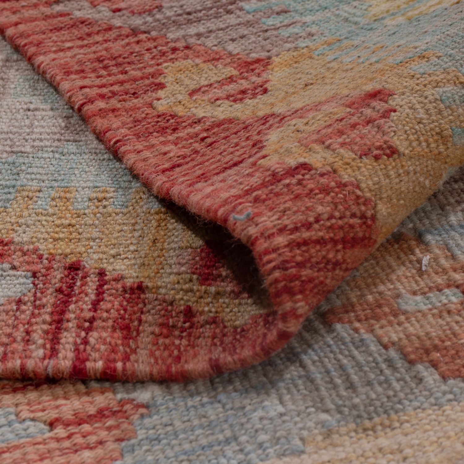 Kelim Rug - Splash - 352 x 254 cm - multicolored